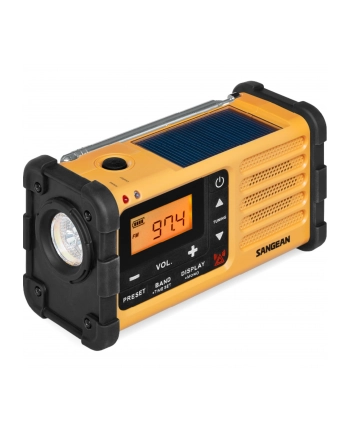 Sangean MMR-88 (USB-C) gelb Notfall/Kurbel/Solar Radio nr 1