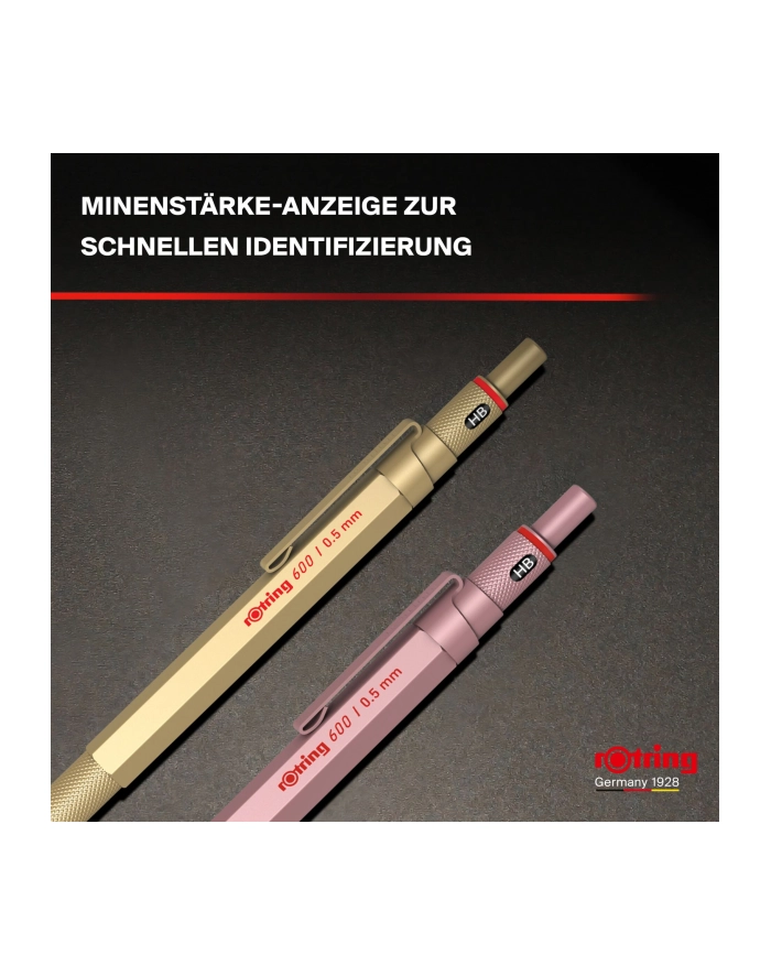 czerwonyring 600 Feinminenstift metallic-perlbiały 0,5 mm główny