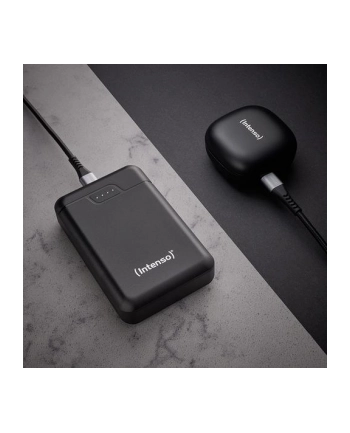 Intenso Powerbank B10000   black 12W include USB-A to Type-C