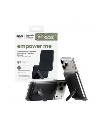 PanzerGlass empower Powerbank w. Spin Stand 5000mAh Space Black
