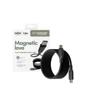 PanzerGlass empower Magnetic 240W USB-C to USB-C 1.5m black nr 1