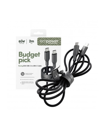 PanzerGlass empower 60W USB-C to USB-C Cable USB 2.0 2M black