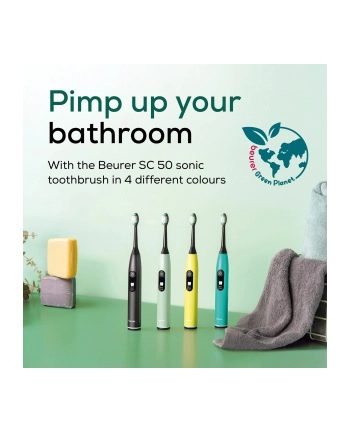 Beurer SC 50 midnight ink Schallzahnbürste Green Planet