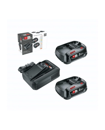 Bosch Starter-Set 18V 2x 2,5AH Akku + Ladegerät nr 1