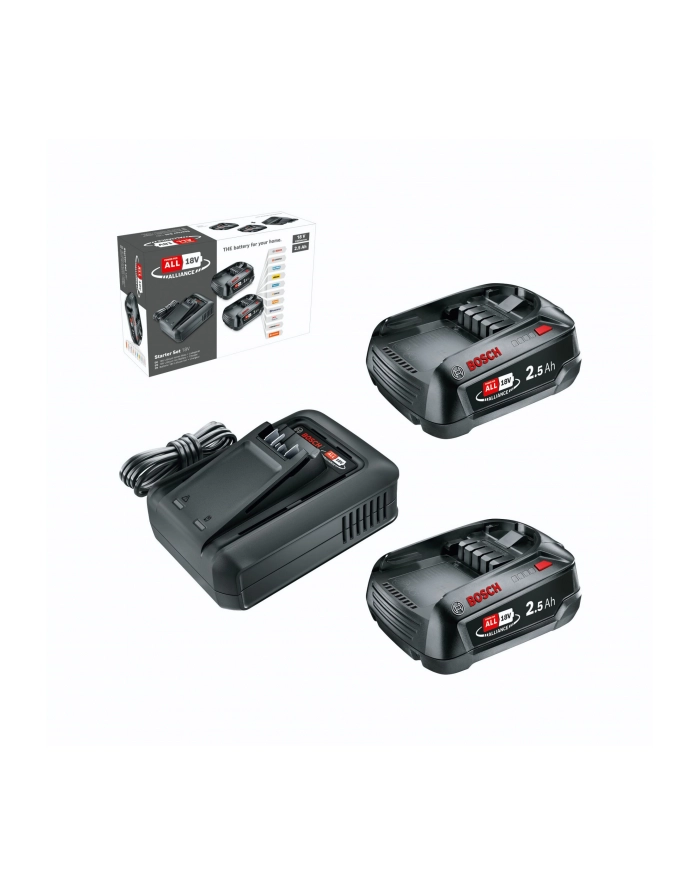 Bosch Starter-Set 18V 2x 2,5AH Akku + Ladegerät główny