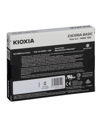 KIOXIA EXCERIA BASIC NVMe    1TB M.2 2280 PCIe 4.0   LSF10Z001TG8 nr 1