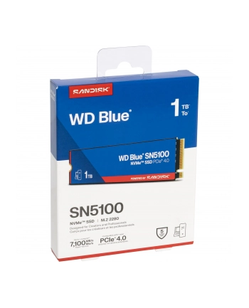Western Digital Blue SSD     1TB M.2 2280 SN5100      WDS100T5B0E nr 1