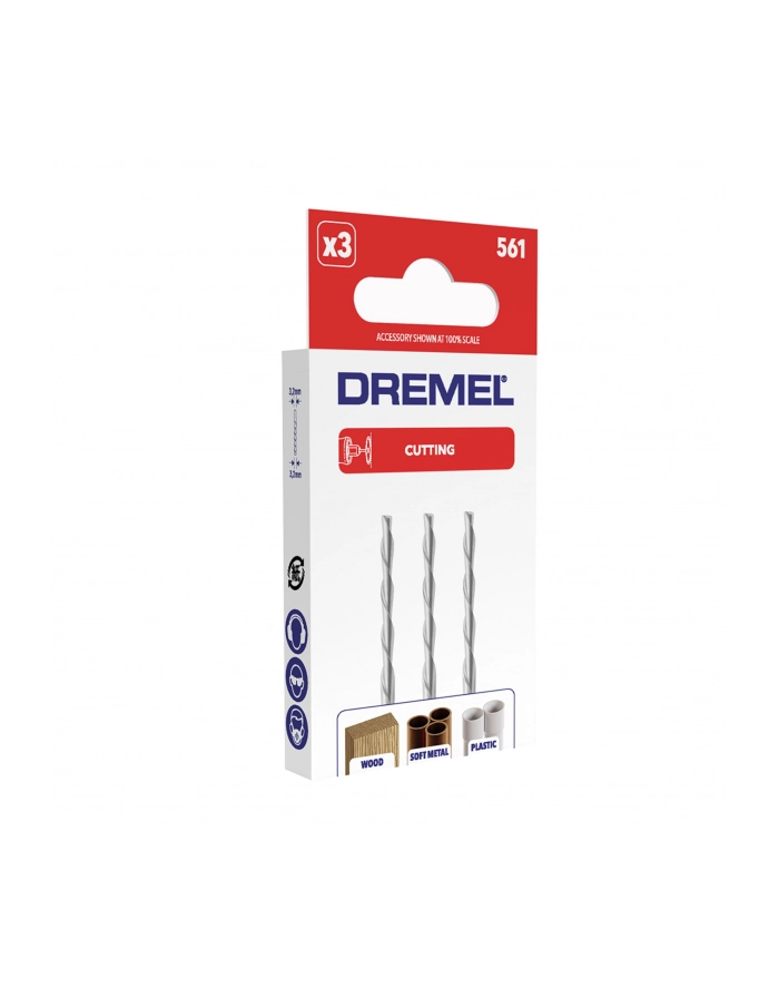 Dremel 561 Sprial Bits Multiprupose główny