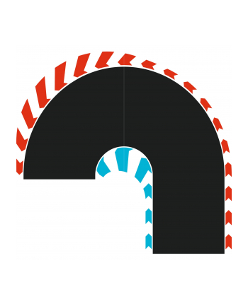 Carrera hybrydowe Hairpin Curve 180° L/R