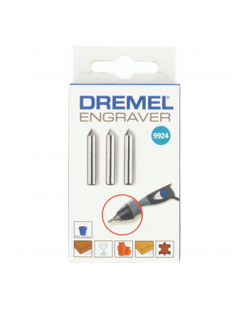 Dremel 9924 Carbide Engraving Tips 3-pack nr 1