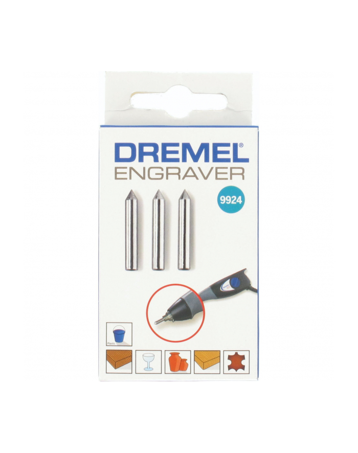 Dremel 9924 Carbide Engraving Tips 3-pack główny