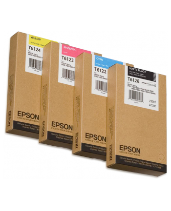 Epson Tintenpatrone matte czarny T 612  220 ml    T 6128N nr 1