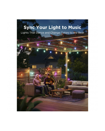 Govee Outdoor Clear Bulb String Lights 15m nr 2