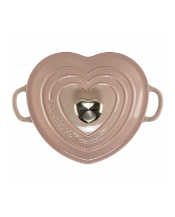 Le Creuset Gourmet-Profitopf Herz 20 cm Shell Pink