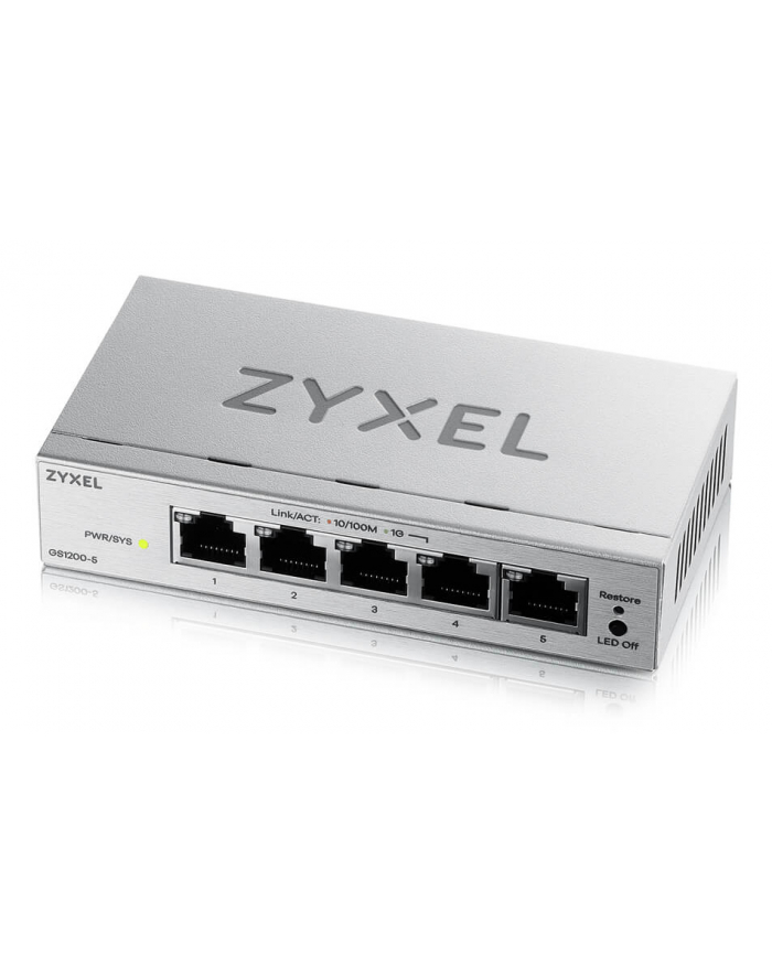 Zyxel GS1200-5V3 5 Port Smart Managed Gb Switch główny