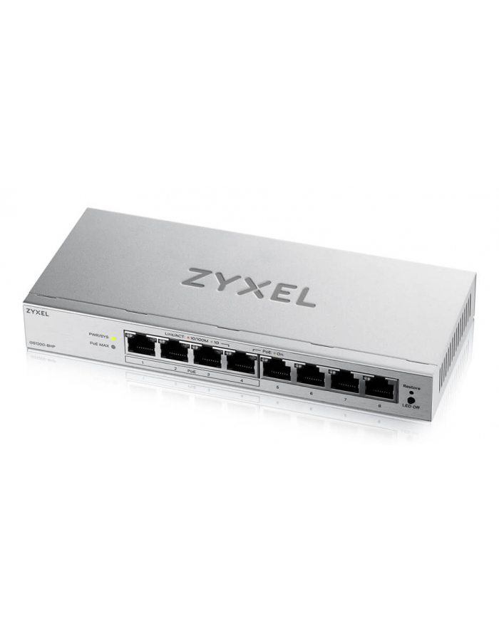 Zyxel GS1200-8HPV3 8-Port Gigabit PoE+ Web główny