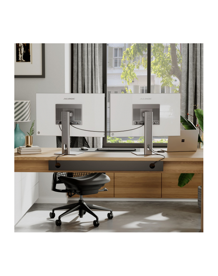 Alogic ASPEKT 32  UHD Matt Docking Monitor Silver główny