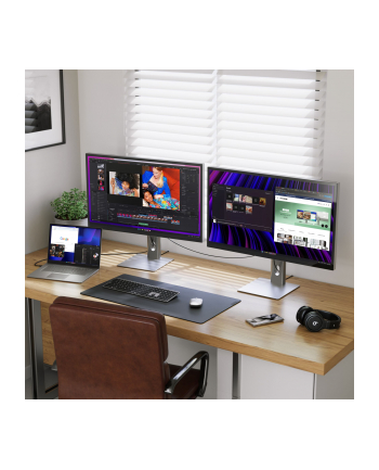 Alogic ASPEKT Touch 32  UHD Gloss Dock Monitor only Silver nr 2