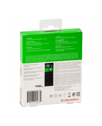 Western Digital Green SSD  500GB M.2 2280 PCI 4.0 SN3000 nr 1