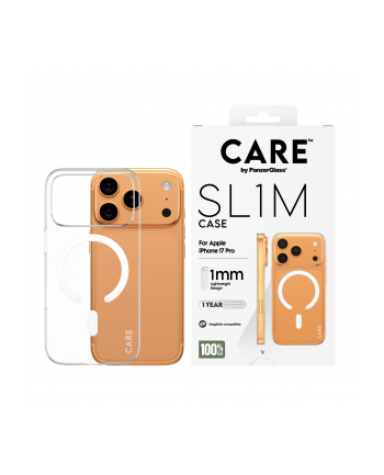 PanzerGlass CARE SL1M Case Transparent w. MagSafe iP 17 Pro nr 2