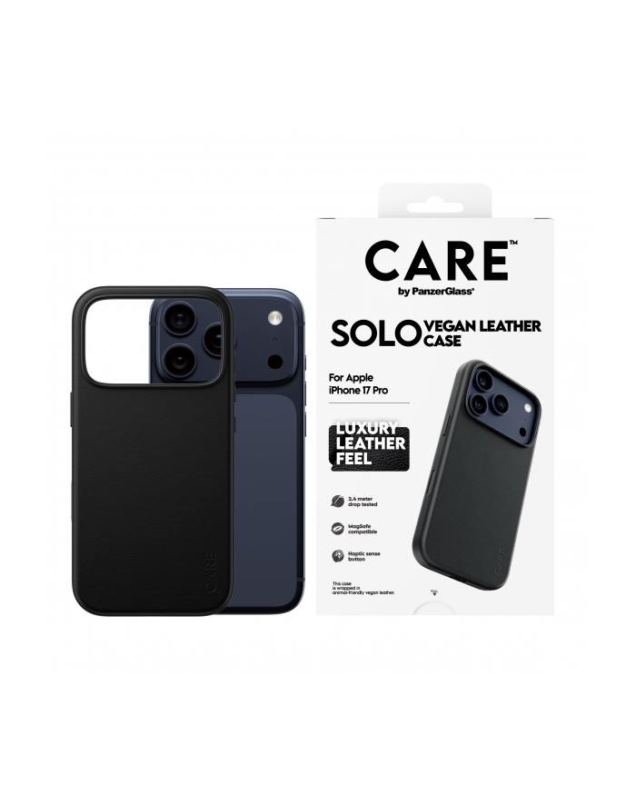 PanzerGlass CARE Solo Case Black iP 17 Pro główny