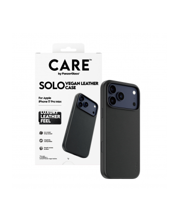 PanzerGlass CARE Solo Case Black iP 17 Pro Max