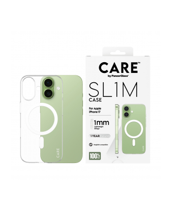PanzerGlass CARE SL1M Case Transparent w. MagSafe iP 17 nr 1