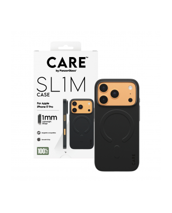 PanzerGlass CARE SL1M Case Black w. MagSafe iP 17 Pro