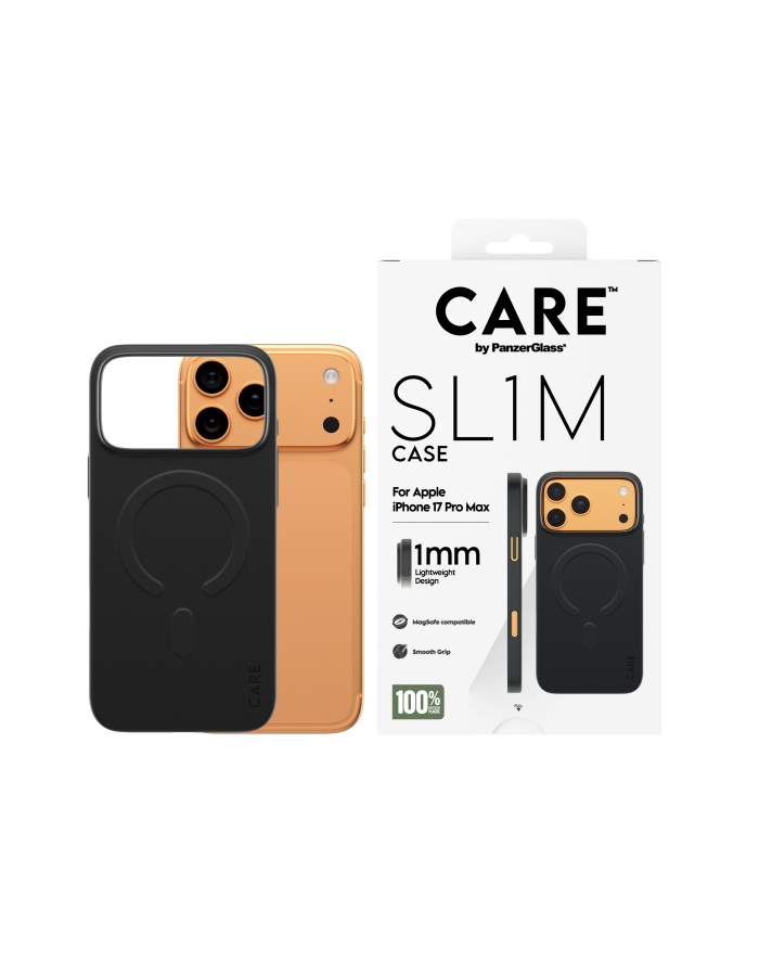 PanzerGlass CARE SL1M Case Black w. MagSafe iP 17 Pro Max główny