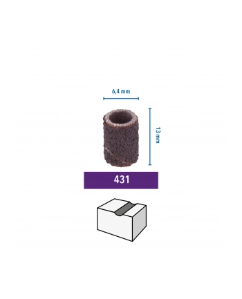 Dremel 431 Sanding Band 6,4 mm 60 grit nr 2