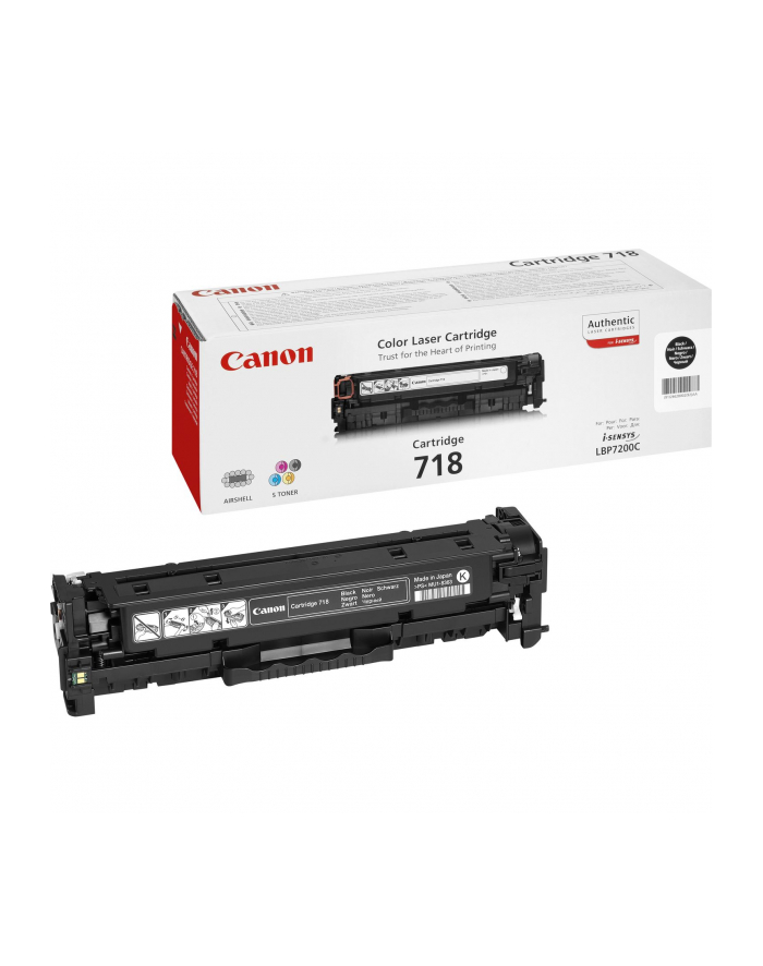 Toner Canon czarny CRG-718BK (CRG718BK) (2662B002) główny