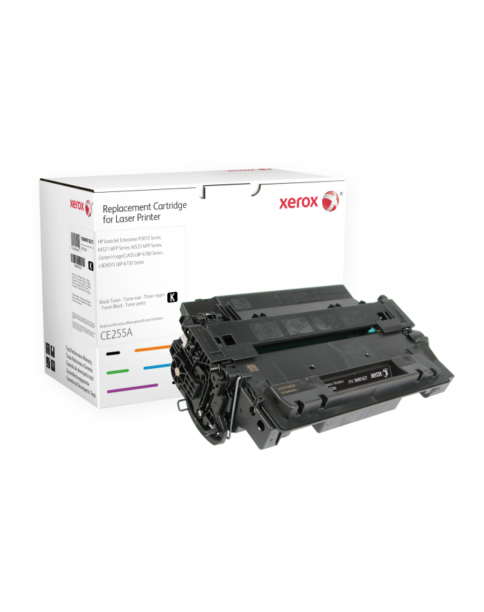 Toner Xerox do LaserJet P3015 /CE255A+chip/ czarny /6000 str./ (498L00081) główny