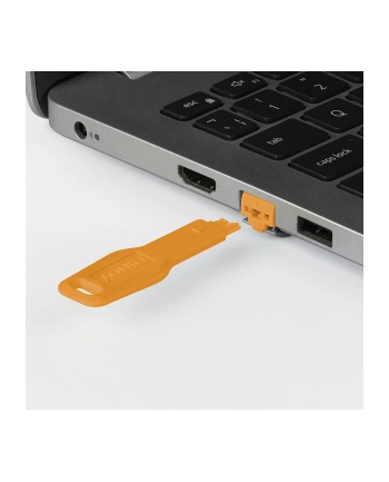 Lindy RJ45 Port Lock (without key) (orange, 20 pieces, Code Orange)