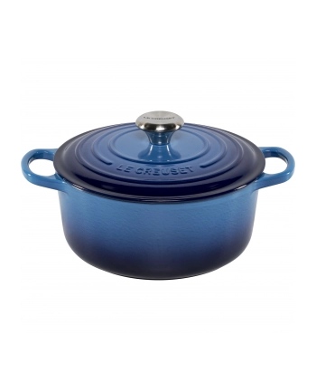 Le Creuset Signature Bräter rund 24 cm azure blue nr 2