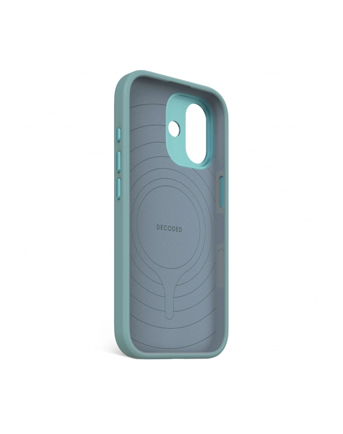 Decoded AntiMicrobial Silicone Backcover iPhone 17 Retro Blue główny