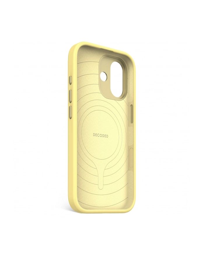 Decoded AntiMicrobial Silicone Backcover iPhone 17 Yuma Yellow główny