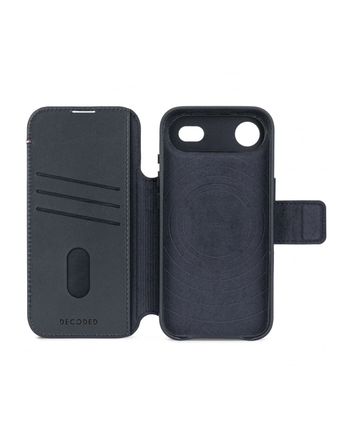 Decoded Leather Detachable Wallet iPhone 17 Air Navy Shadow główny