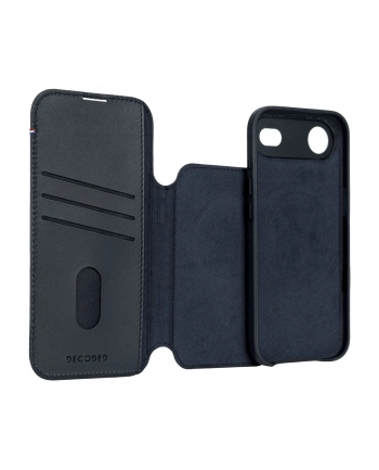 Decoded Leather Detachable Wallet iPhone 17 Air Navy Shadow