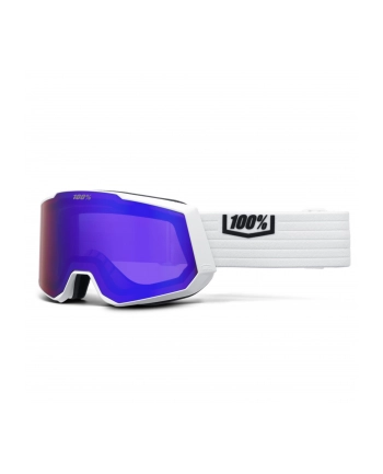 100% 100percent SNOW - SNOWCRAFT XL Goggle White HiPER Violet Mirror