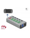DeLOCK USB 3.2 Gen1 Hub + 4Po + SLK + USB-C - 63263 - nr 24