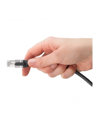 Goobay Ethernet cable USB-A 3.2 Gen1 plug > RJ-45 plug (black/silver, 7.5 meters, braided textile sheath) nr 1