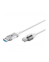 Goobay Ethernet adapter cable USB-A 3.2 Gen1 > RJ-45 (BIAŁY, 10 meters) - nr 1