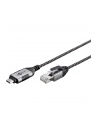 Goobay Ethernet adapter cable USB-C 3.2 Gen2 > RJ-45 (black/grey, 3 meters) - nr 1