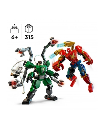 LEGO Marvel Super Heroes 76338 Mech-Battle:Spider-Man vs. Doc nr 2