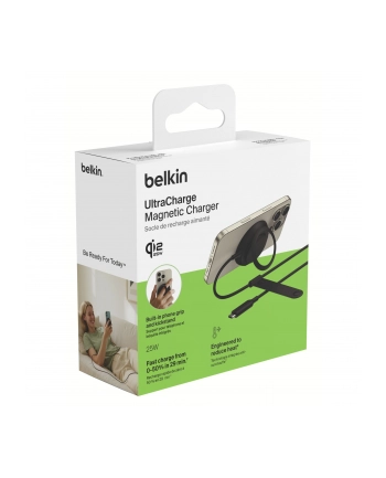 Belkin UltraCharge Ladepad Qi2 25W mit Netzteil schw.WIA014kqBK