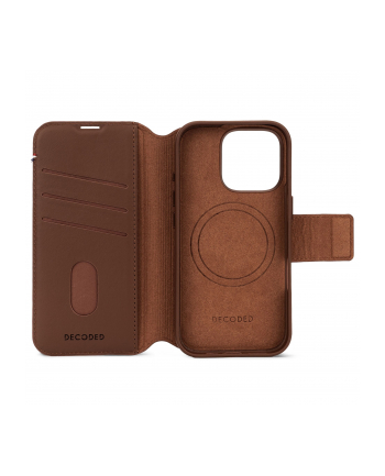 Decoded Leather Detachable Wallet iPhone 16 Pro Tan nr 1