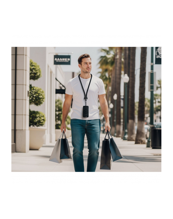 Satechi OntheGo Crossbody Lanyard Cable Black główny