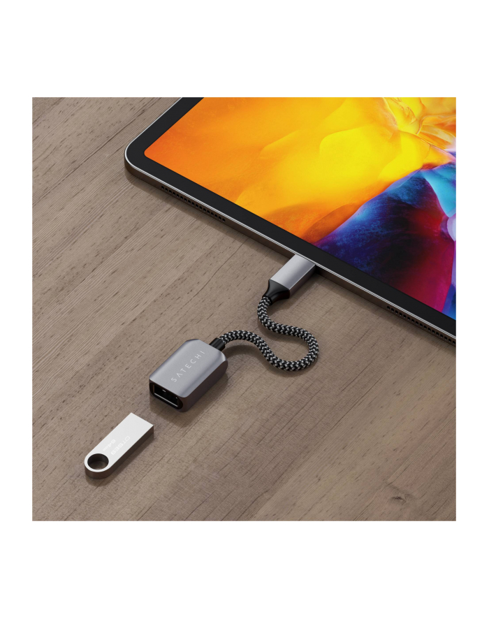 Satechi USB-C to USB 3.0 cable adapter space gray główny