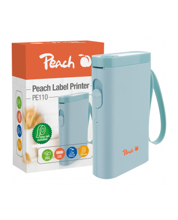 Peach PE110, label printer blue, direct thermal printing nr 2