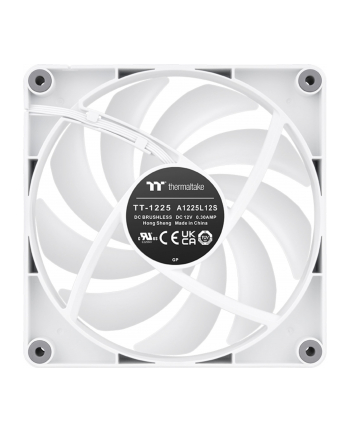 Thermaltake CT120 Reverse ARGB Sync PC Cooling Fan White 2 Pack